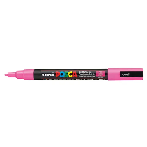 Posca Marcador PC-3M Punta Cónica 0,9 - 1,3 mm Rosa
