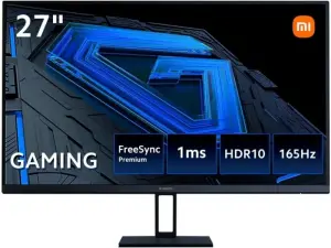 Xiaomi G27i Monitor Gaming LED IPS 27" Full HD 1080p 165Hz FreeSync 1ms 178° HDMI DisplayPort VESA 75x75mm