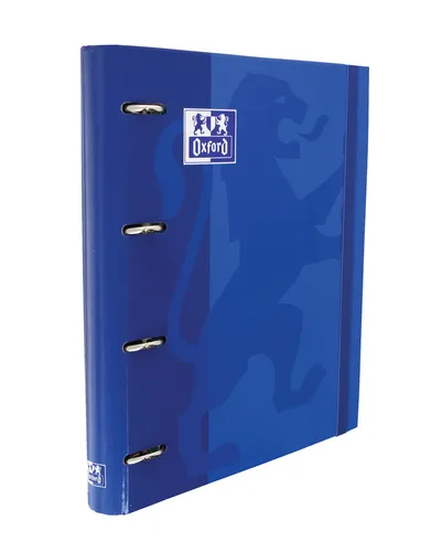 Oxford Carpeta Anillas 4 X 35mm Classic European Binder C/Recambio 100H A4+ T/Extradura Azul Marino