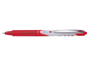 Pilot Bolígrafo Tinta Líquida V Ball RT 07 Retráctil 0.5mm Rojo con Grip de Goma