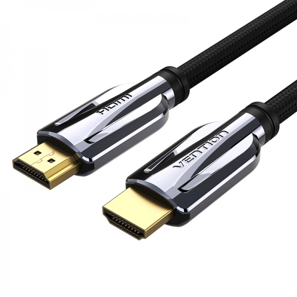 Vention Cable Hdmi 2.1 Macho A Macho - 1.5M - Chapado Oro - Color Negro