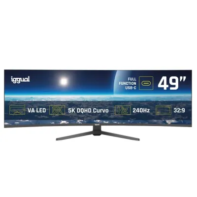iggual Monitor Curvo 49" 5K DQHD 1ms 240Hz MM AA