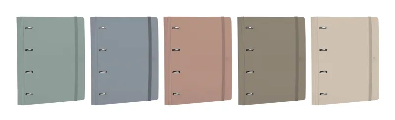 Oxford Europeanbinder Forest Anillas 4X35Ø A4+ Con Recambio 5X5 Polyfoam 50% Reciclado