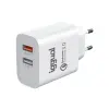iggual Cargador Doble 2xUSB Carga Rápida QC3.0 30W