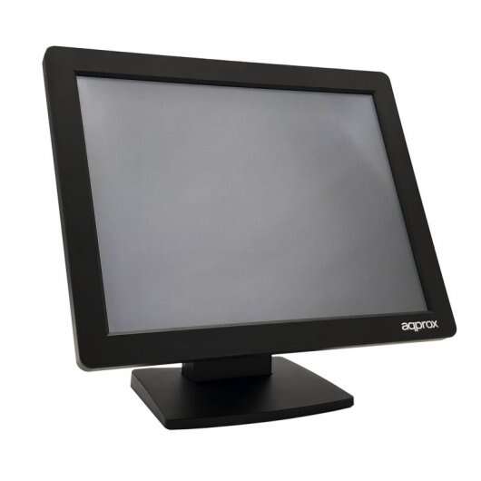 Approx Monitor Tactil Led 15" Para Tpv 1024 X 768 - Respuesta 5Ms - Angulo De Vision H 160º V 140º - Usb, Vga - Vesa 75X75Mm