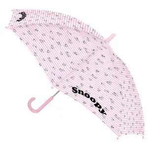 Safta Paraguas Manual Rosa 70cm con 8 Paneles y Asa de PVC