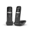 Gigaset AS690 Inalámbrico DECT Duo Negro