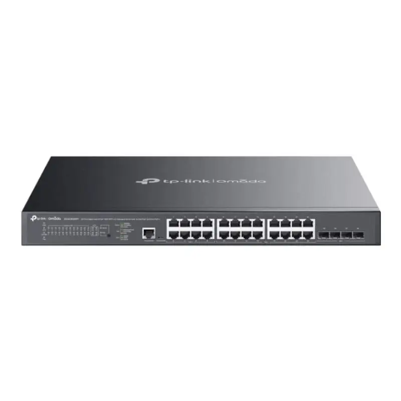 TP-Link SG3428XMPP Switch L2+ 24 Puertos Gigabit 4 Puertos 10G SFP+ 1U
