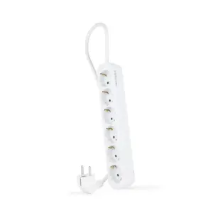 Nanocable Regleta 6 Tomas 1.4m Color Blanco