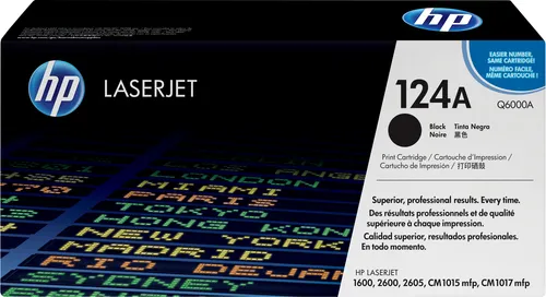 Toner Negro Laserjet Color 2600 2605 1600  Serie  Cm1015Mfp - 124A / Lbp 5000 5100 5700 - Crg 707 (9424A004)