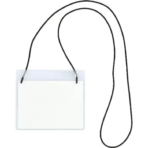 Grafoplás Portadistintivo C/Goma Elástica 95X110Mm Pvc Rígido Transparente