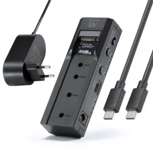 Ewent Clonador Doble Bahía HDD/NVMe M2 USB-C 3.2 Gen2 con Indicador LED y Conversor a SATA