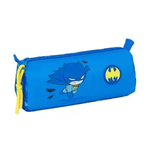 Safta Portatodo Batman Preescolar con Cremallera - 1.2L - 210x70x80mm - Azul
