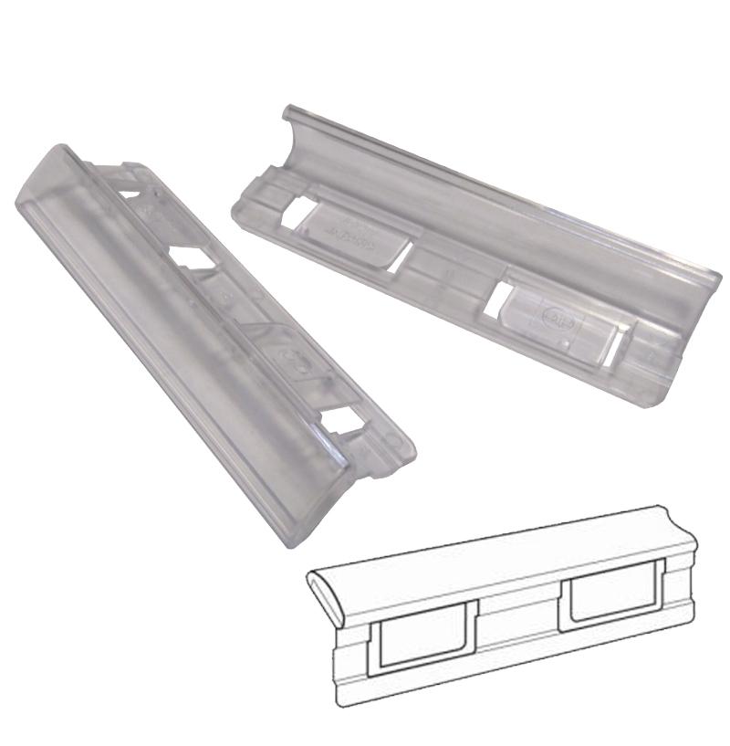 Gio Visor Para Carpeta Colgante 8,5X1,5 Cm Cristal -25U-