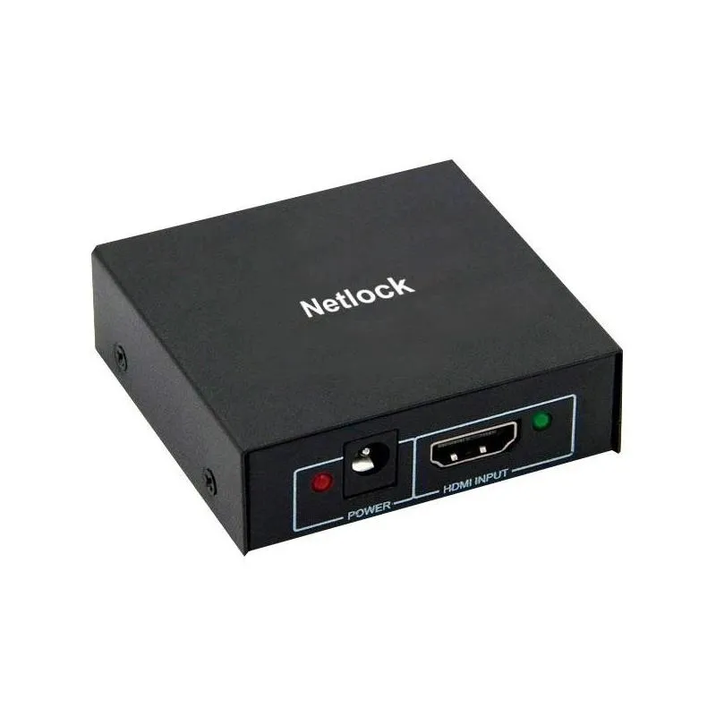 Netlock Splitter Hdmi 4K/30Hz De 2 Puertos Mini