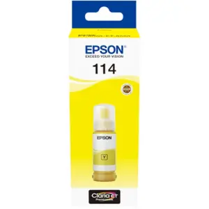 Epson 114 Botella de Tinta Pigmentada Amarilla Original