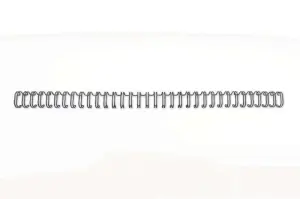 GBC Wirebind Pack de 100 Alambres de Encuadernacion 9.5mm para Paso 3:1 Redondo o Cuadrado - Formato A4 - Para 34 Orificios - Encuaderna hasta 70 Hojas - Color Negro