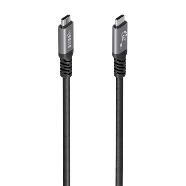 Aisens Cable USB-C Macho 7m 60W 5Gbps 4K Aluminio Negro