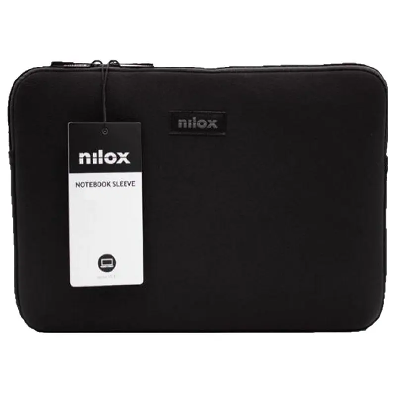 Nilox Funda Color Sleeve Portátil 15,6" Negra
