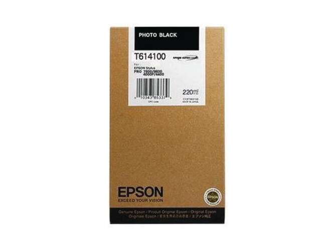 Epson T6141 Negro Photo Cartucho De Tinta Original - C13T614100