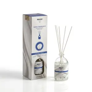 Prady Ambientador Mikado Crema Azul 100ml con Varitas Difusoras de Cristal
