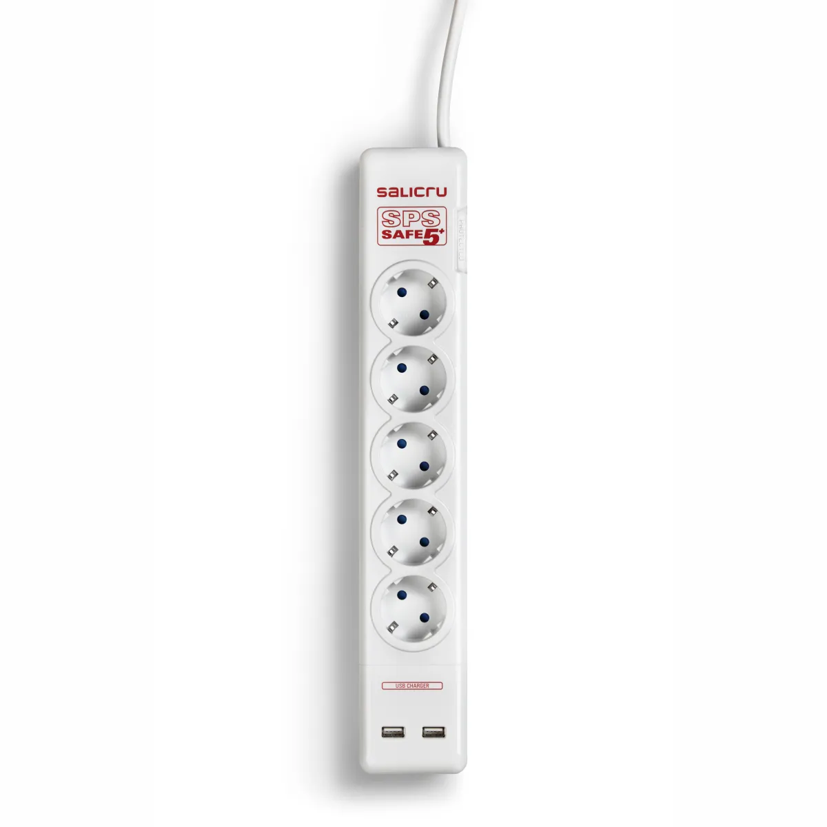 Salicru SPS SAFE 5+ Regleta con Protección 5 Tomas
