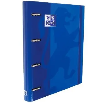 Oxford Carpeta Anillas 4 X 35mm Classic European Binder C/Recambio 100H A4+ T/Extradura Azul Marino
