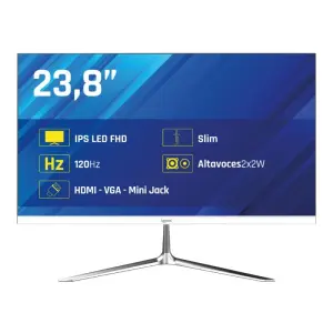 iggual Monitor 24" FHD IPS 1ms 120Hz Blanco