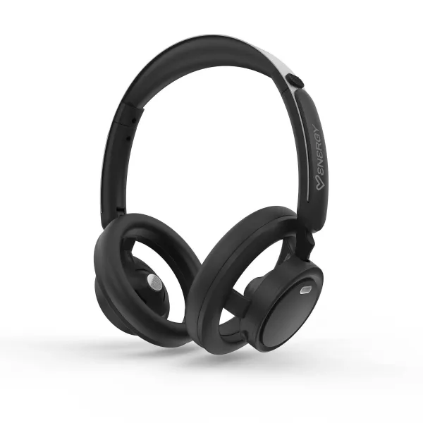 Headset Bluetooth Energy Sistem Opendesign Ligeros Plegables Bateria 40H Multipunto Color Negro