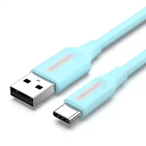 Vention Cable USB-A a USB-C Macho 1m 3A 60W 480Mbps Color Azul