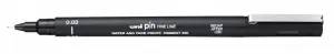Uni-ball Rotulador Calibrado 0.03mm Punta Poliacetal Tinta Pigmentada Negra