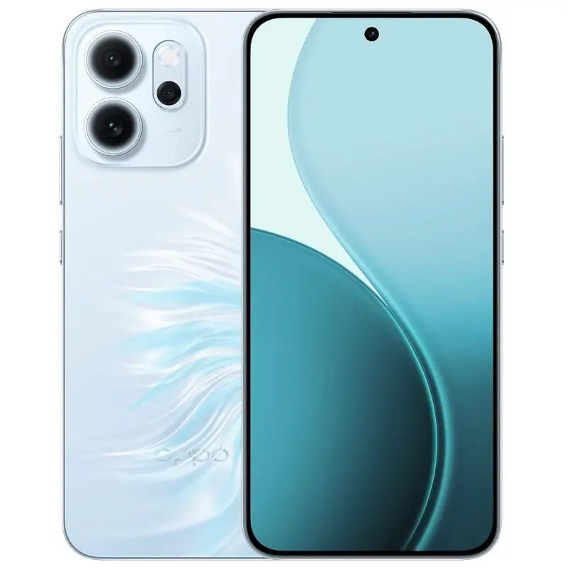 OPPO Reno14 F 5G, 6.57" Dual SIM, Android 15, USB-C, 8 GB RAM, 256 GB, 6000 mAh, Azul