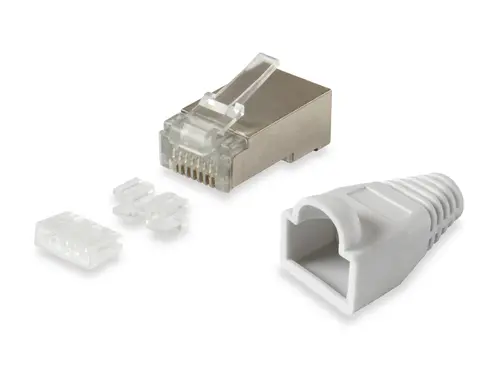 Kit 100 Conectores Rj45 Equip Categoria 6 Ftp Con Guia Y Capuchon