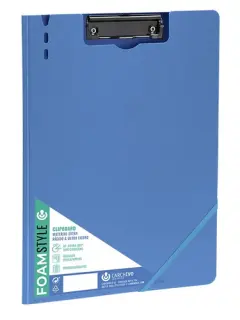 CARCHIVO CARPETA CON PINZA FOAM STYLE A4 C/GOMA AZUL