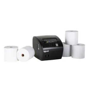 Kit impresora térmica tickets TP EASY 80 + 5 rollo