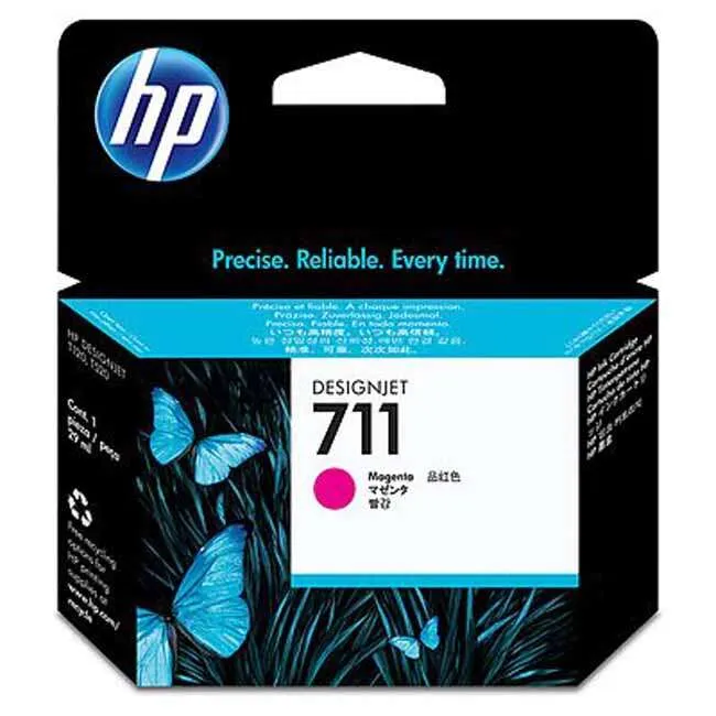 Hp 711 Magenta Cartucho De Tinta Original - Cz131A