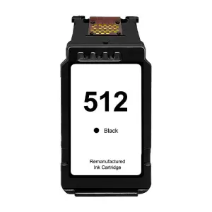 Canon Cartucho de Tinta Remanufacturado PG512/PG510 Negro - Reemplaza 2969B001/2970B001