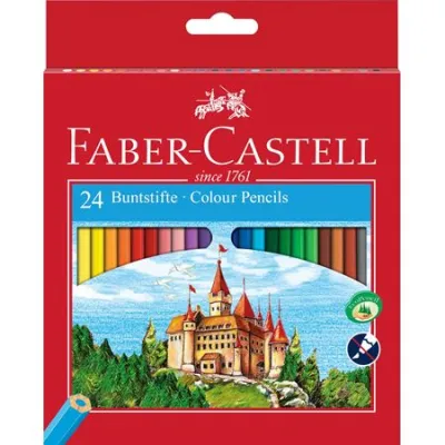 Faber Castell Lápices De Colores Classic C/Surtidos Estuche 24 Ud