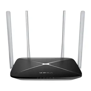Mercusys MB135 Router 4G Wi Fi AC1200 Doble Banda - Velocidad hasta 150 Mbps - Conexion hasta 64 Dispositivos - Antenas Externas de Alta Cobertura - Color Blanco