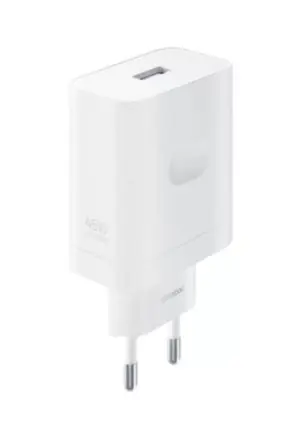 Realme SuperVOOC Cargador de Pared 45W USB 2.0 Carga Rápida Blanco
