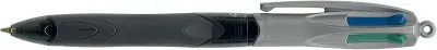 Bic 4 Colours Grip Pro Bolígrafo Retráctil Punta Media 1mm Cuerpo Gris/Negro