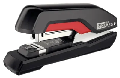 Rapid Supreme S50 Grapadora de Sobremesa Hasta 50 Hojas Color Negro/Rojo