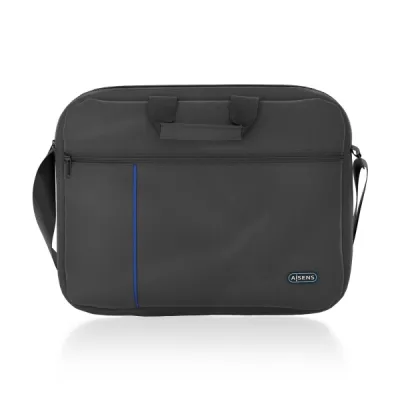 Aisens Maletín Para Portátil 15,6" Acolchado Con Bolsillo Frontal Negro