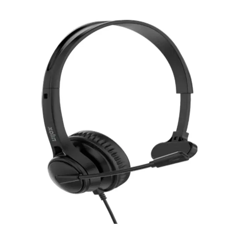 Nilox Mono-Auricular con Micrófono USB-C y Adaptador USB-A