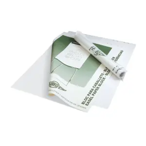 Faibo Bloc de 50 Hojas Papel Liso para Pizarras Caballete 65x90 cm