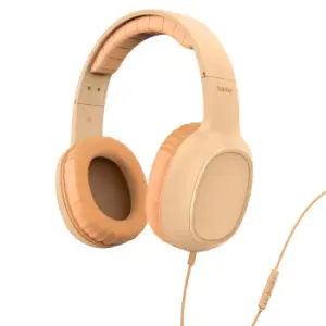 Hama Auriculares Con Micrófono Omnidireccional 1.2m Diadema Ajustable Naranja