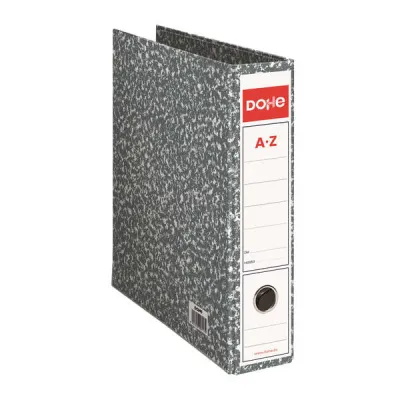 Dohe Archivador de Palanca Formato Folio 287x350x75mm Color Gris Jaspeado