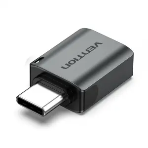 Vention Adaptador USB-C Macho a USB 3.0 Hembra Gris