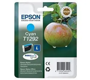 Epson Tinta Cian Para Impresoras Stylus SX 235W/420W/425W y Office BX305F/320FW