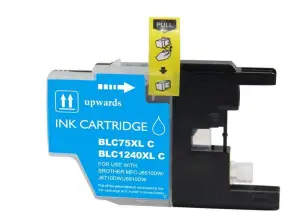 Brother LC1240XL/LC1220XL/LC1280XL Cartucho de Tinta Cian Genérico